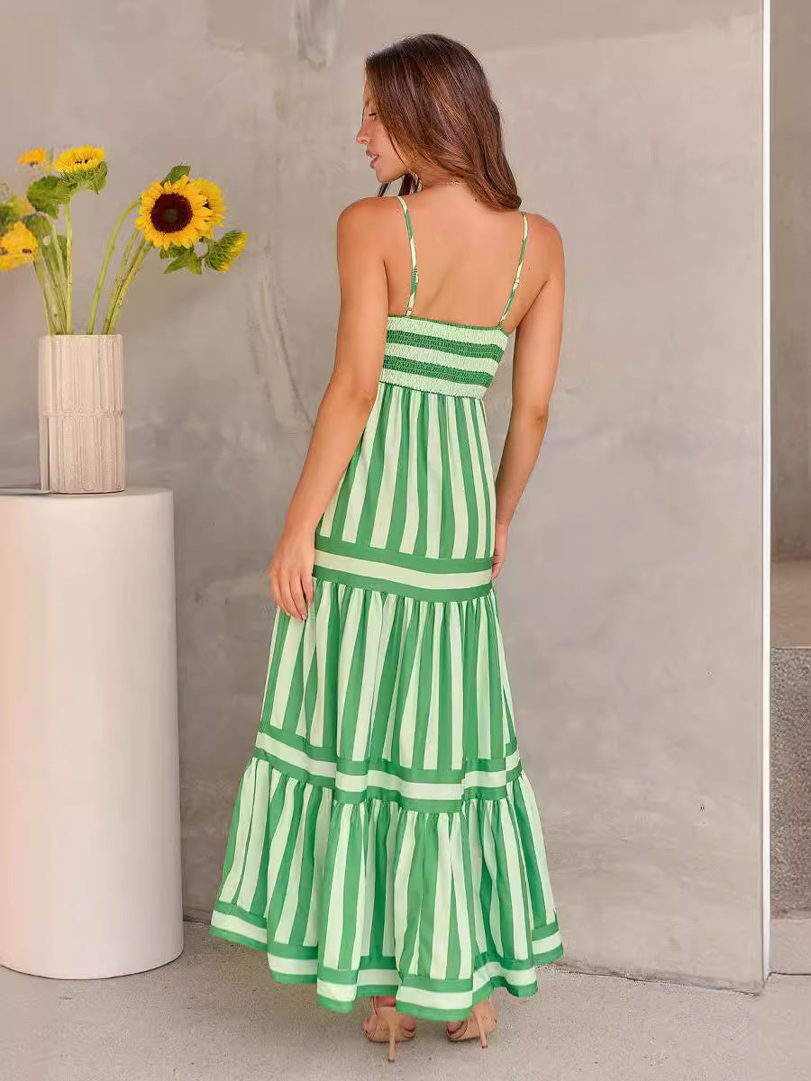 Robe légère rayée, idéale pour l’été
