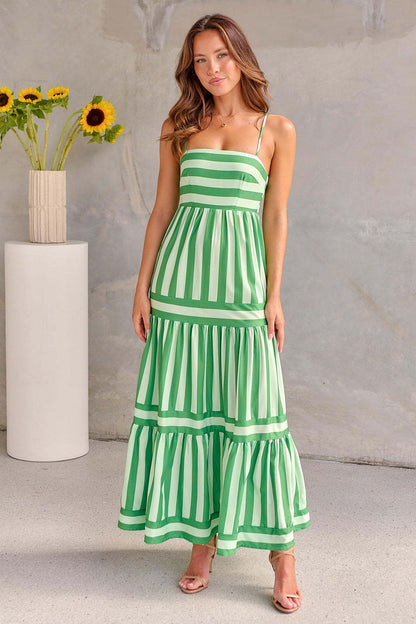 Robe légère rayée, idéale pour l’été
