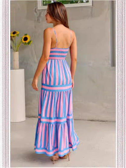 Robe légère rayée, idéale pour l’été